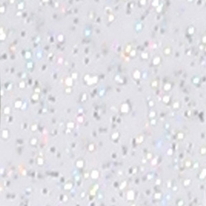 12 GlitterBall - Sheer Holographic Silver Metallic Glitter.